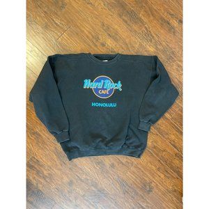 Vintage Hard Rock Cafe Honolulu Crewneck  Made in USA Size XL